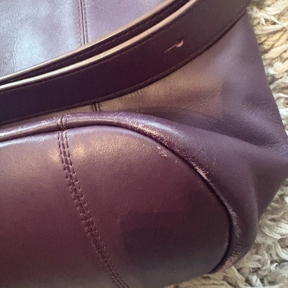 $595 Rare Le Tanneur Leather Shoulder Bag - Picture 8 of 9